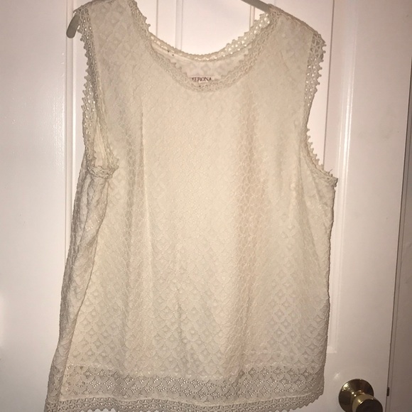 Lace tank top - Picture 1 of 4